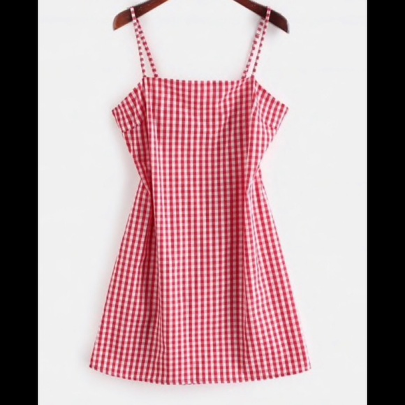 LAST ONE SALE!!Gingham Dress - Picture 4 of 5